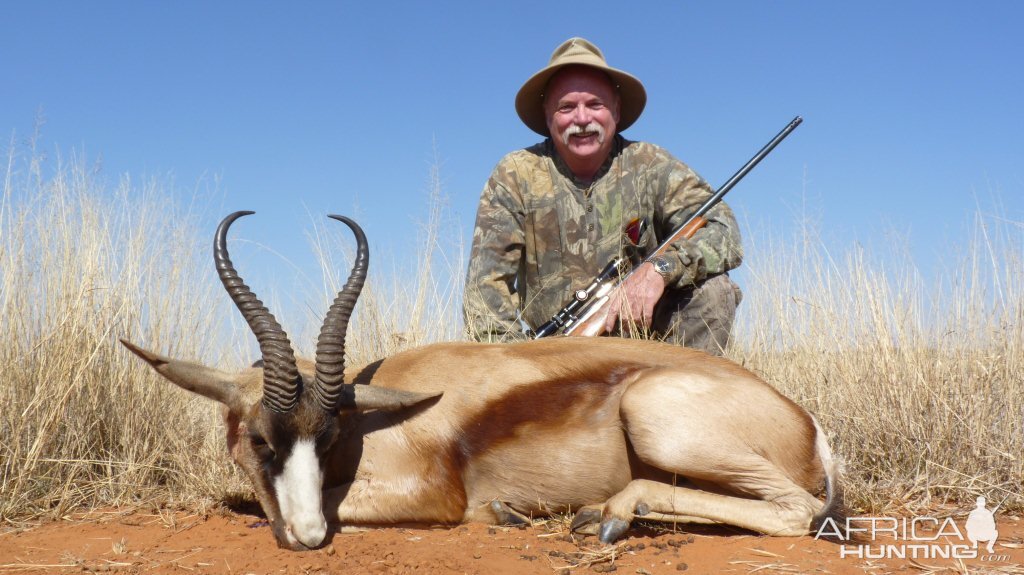 Hunting Copper Springbuck with Wintershoek Johnny Vivier Safaris in SA