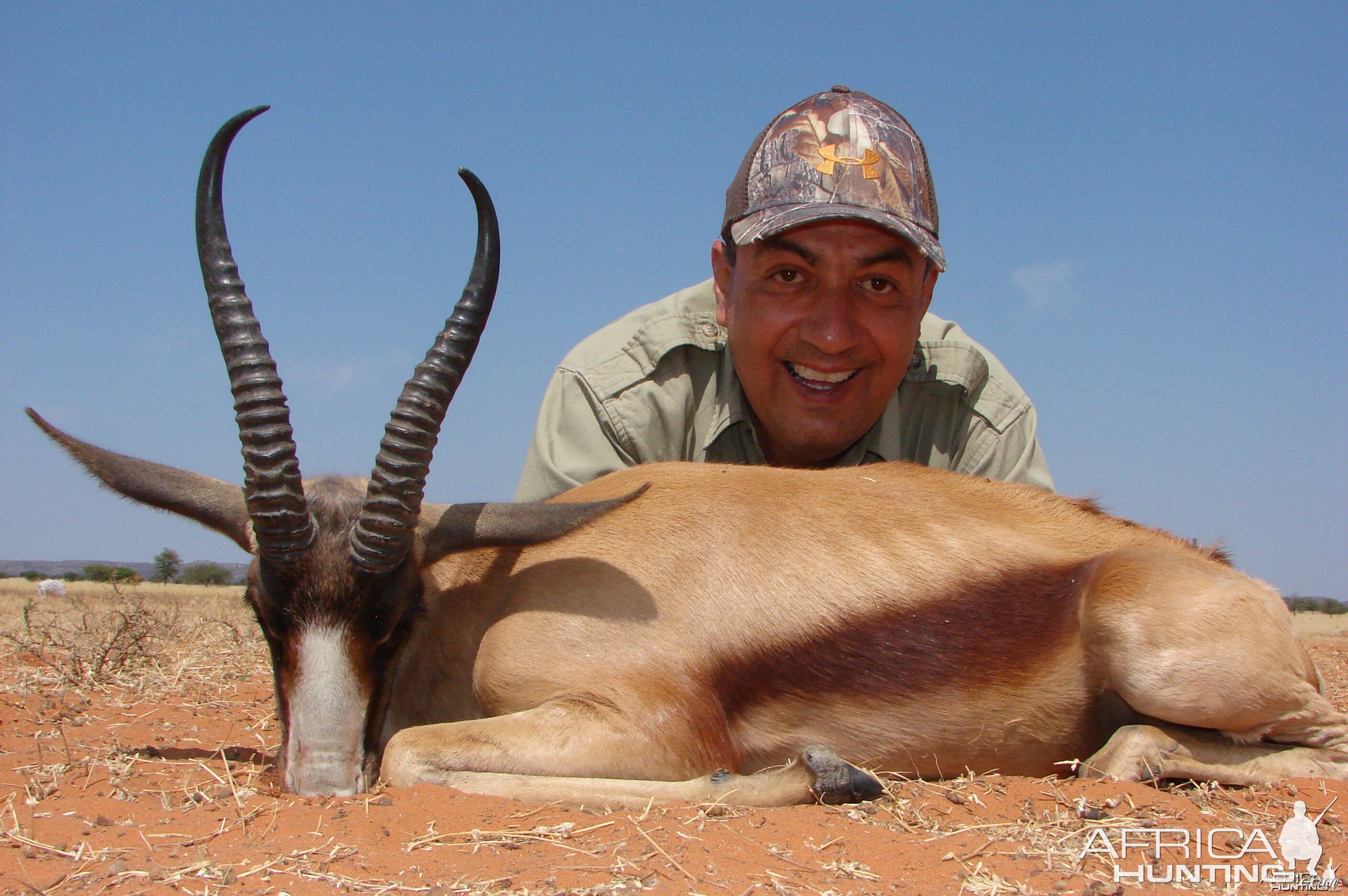 Hunting Copper Springbuck with Wintershoek Johnny Vivier Safaris in SA