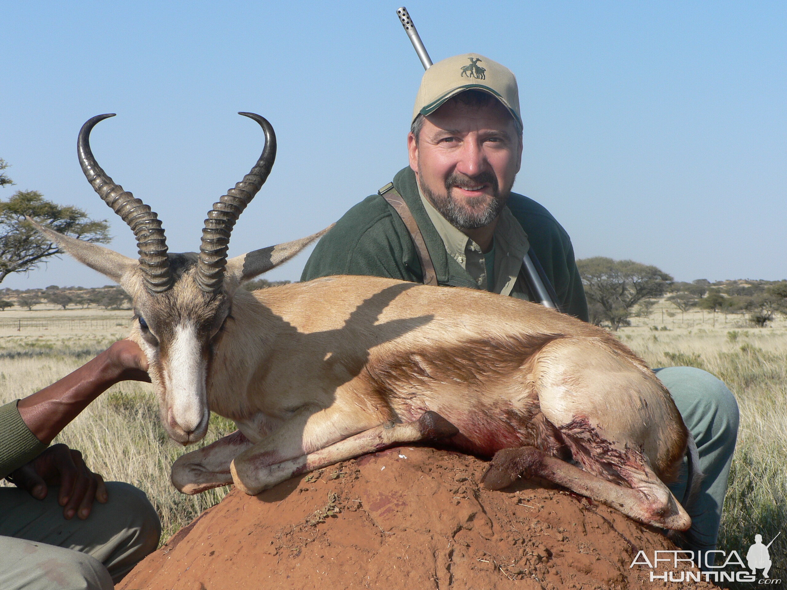 Hunting Copper Springbuck with Wintershoek Johnny Vivier Safaris in SA