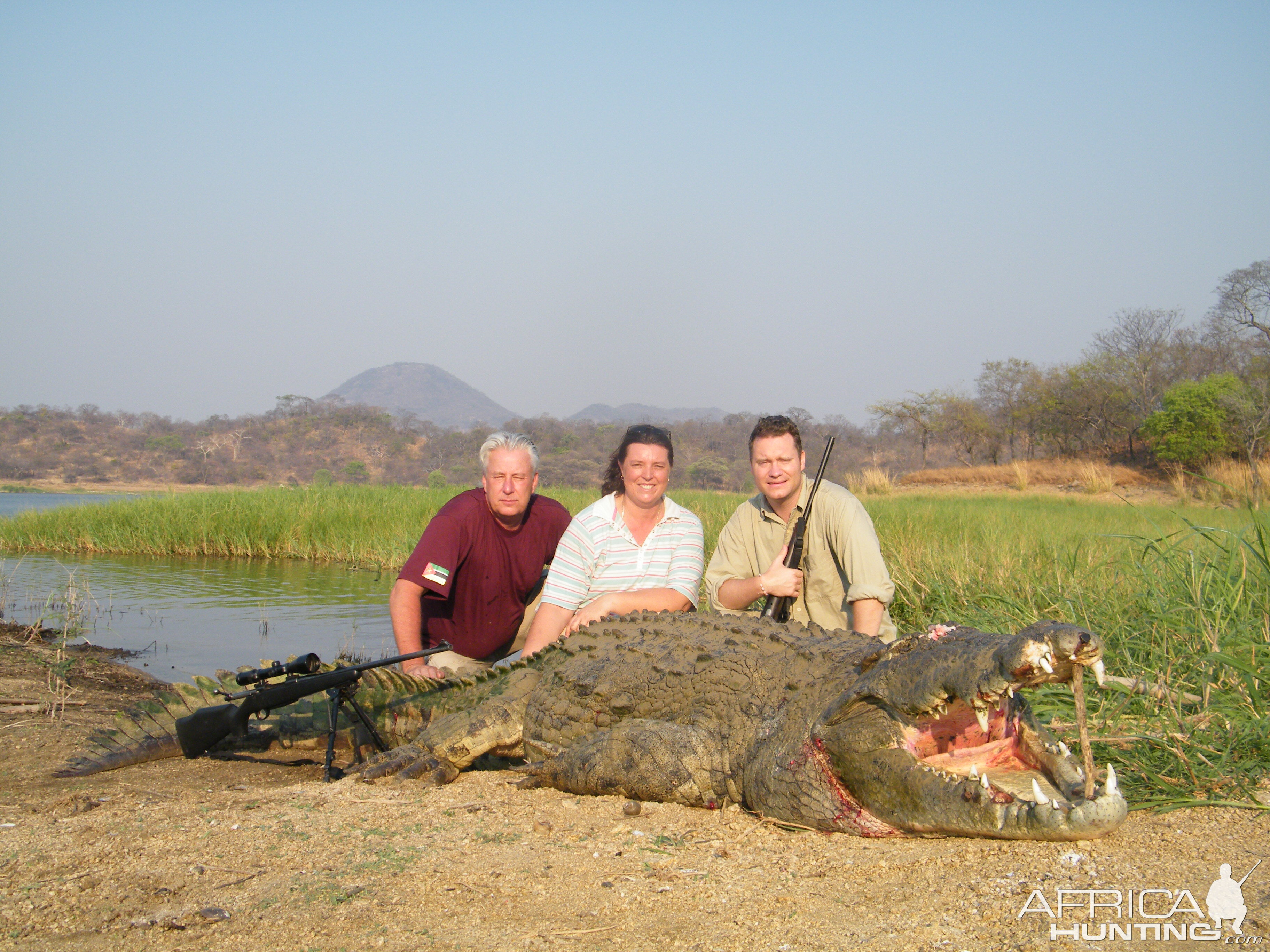 Hunting Croc in Mozambique