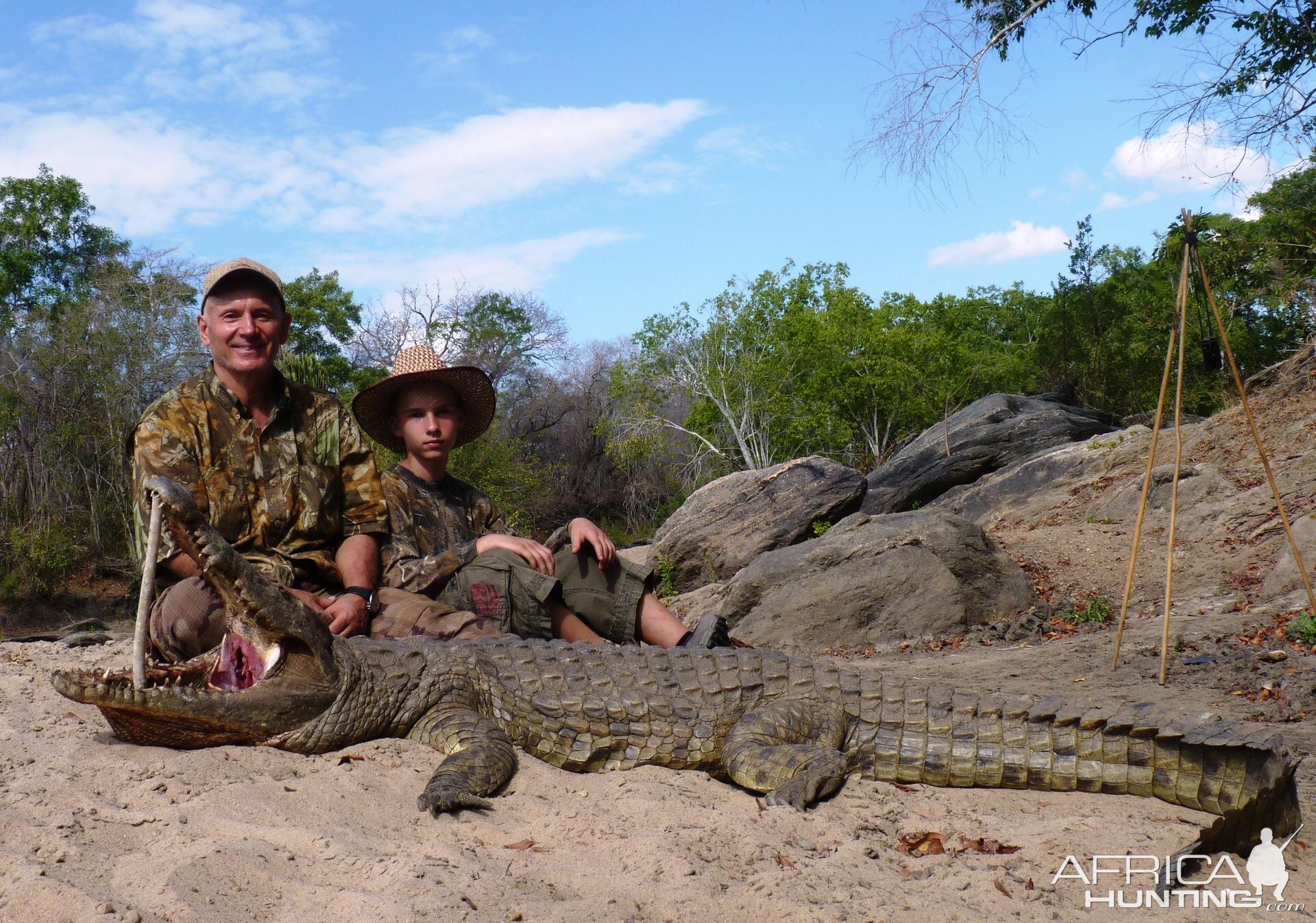 Hunting Croc in Tanzania