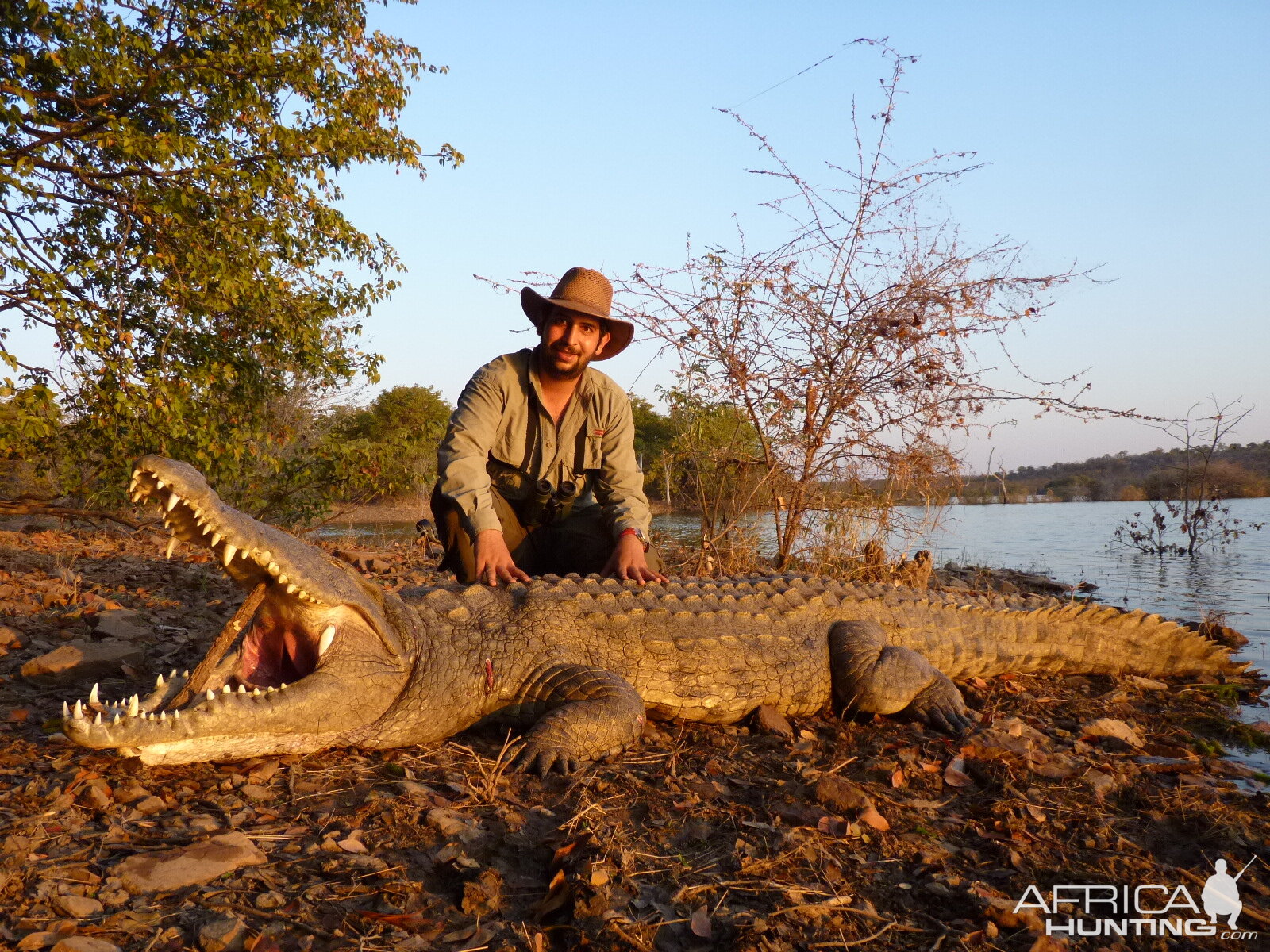 Hunting Crocodile with Wintershoek Johnny Vivier Safaris in SA