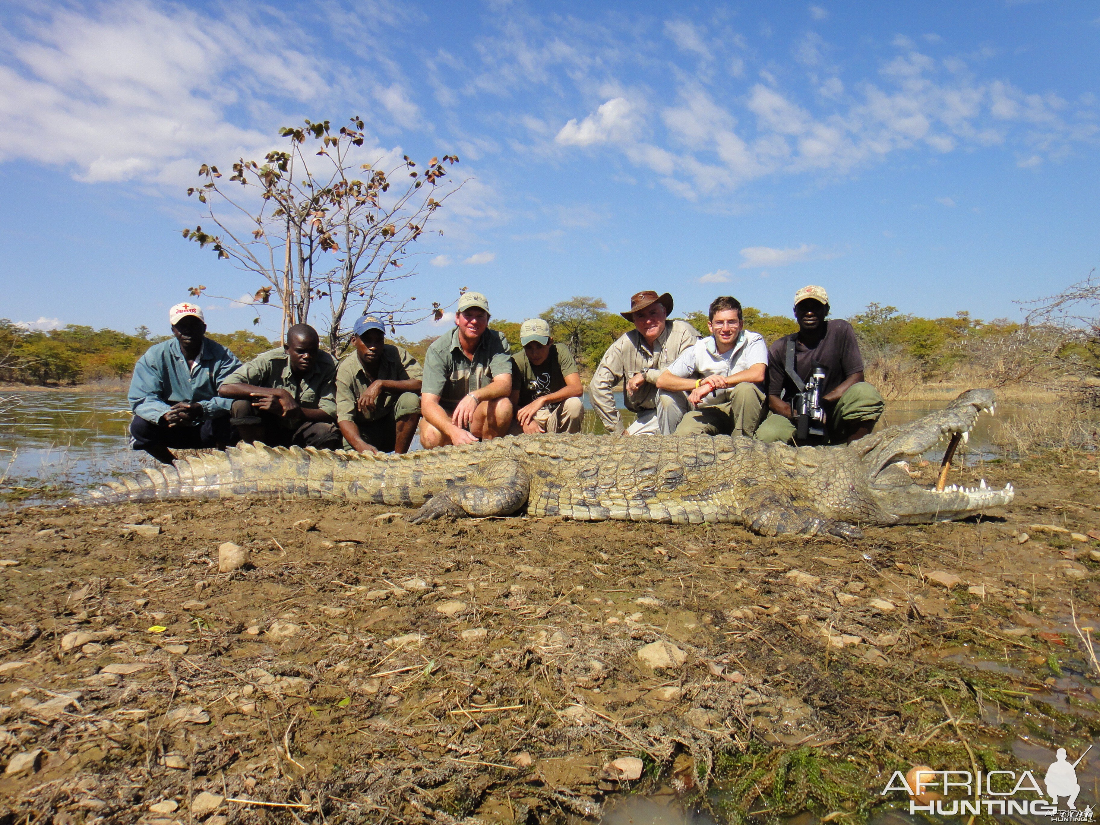 Hunting Crocodile with Wintershoek Johnny Vivier Safaris in SA