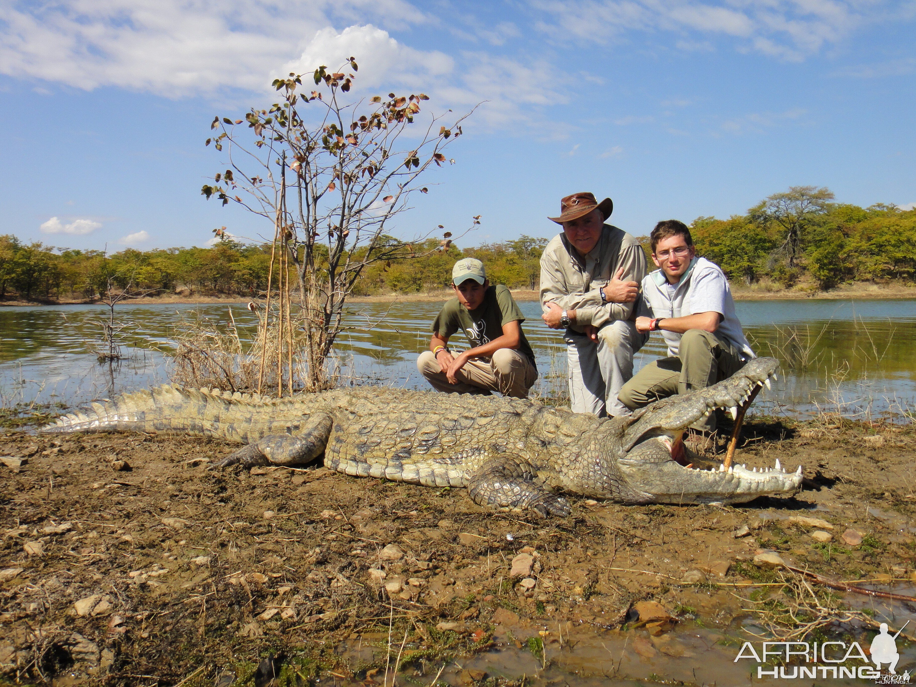 Hunting Crocodile with Wintershoek Johnny Vivier Safaris in SA