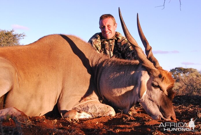 Hunting Eland with Wintershoek Johnny Vivier Safaris in SA