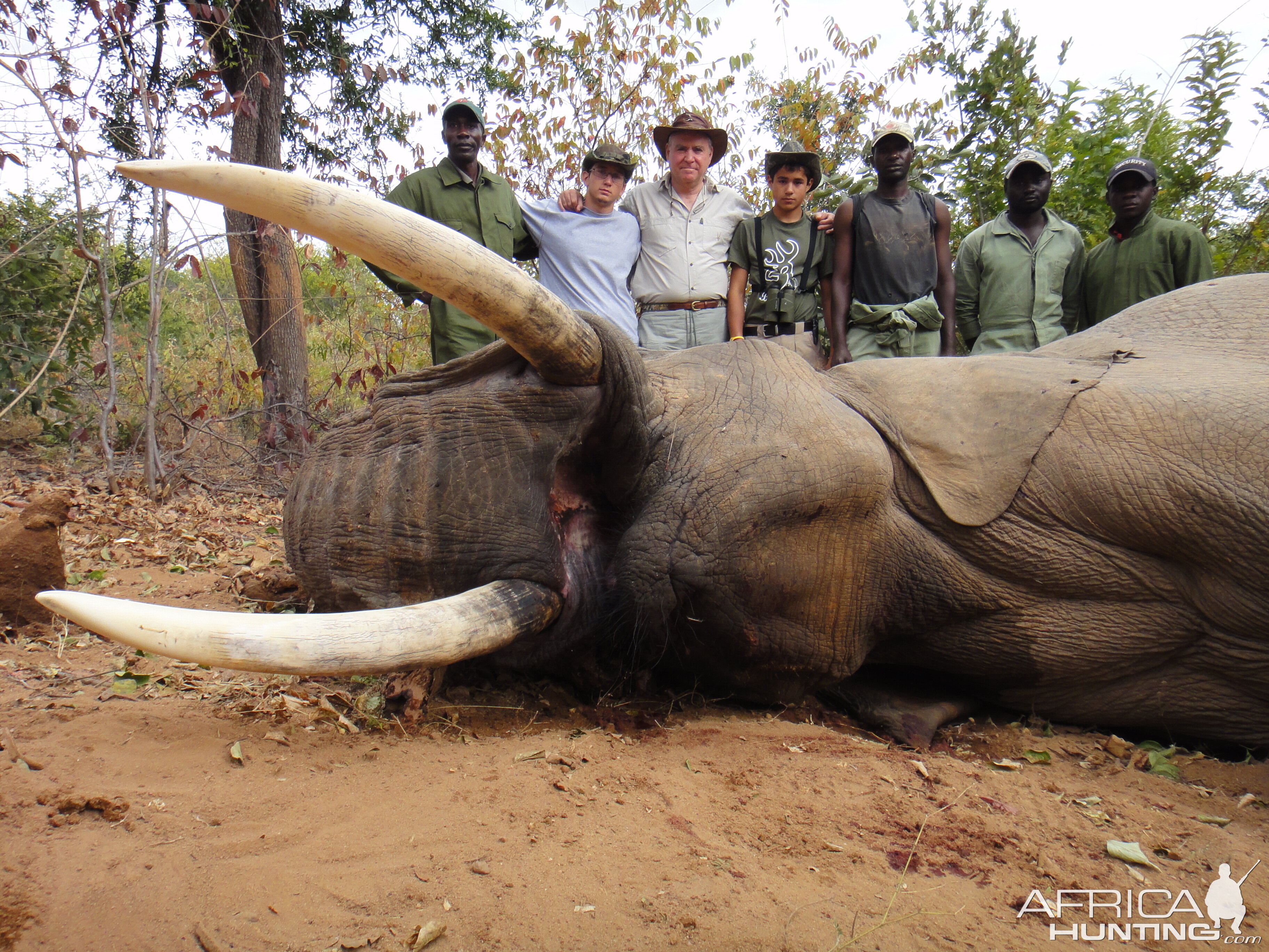 Hunting Elephant with Wintershoek Johnny Vivier Safaris in SA