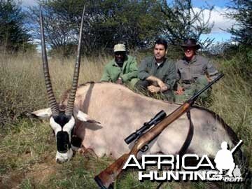 Hunting Gemsbok in Namibia