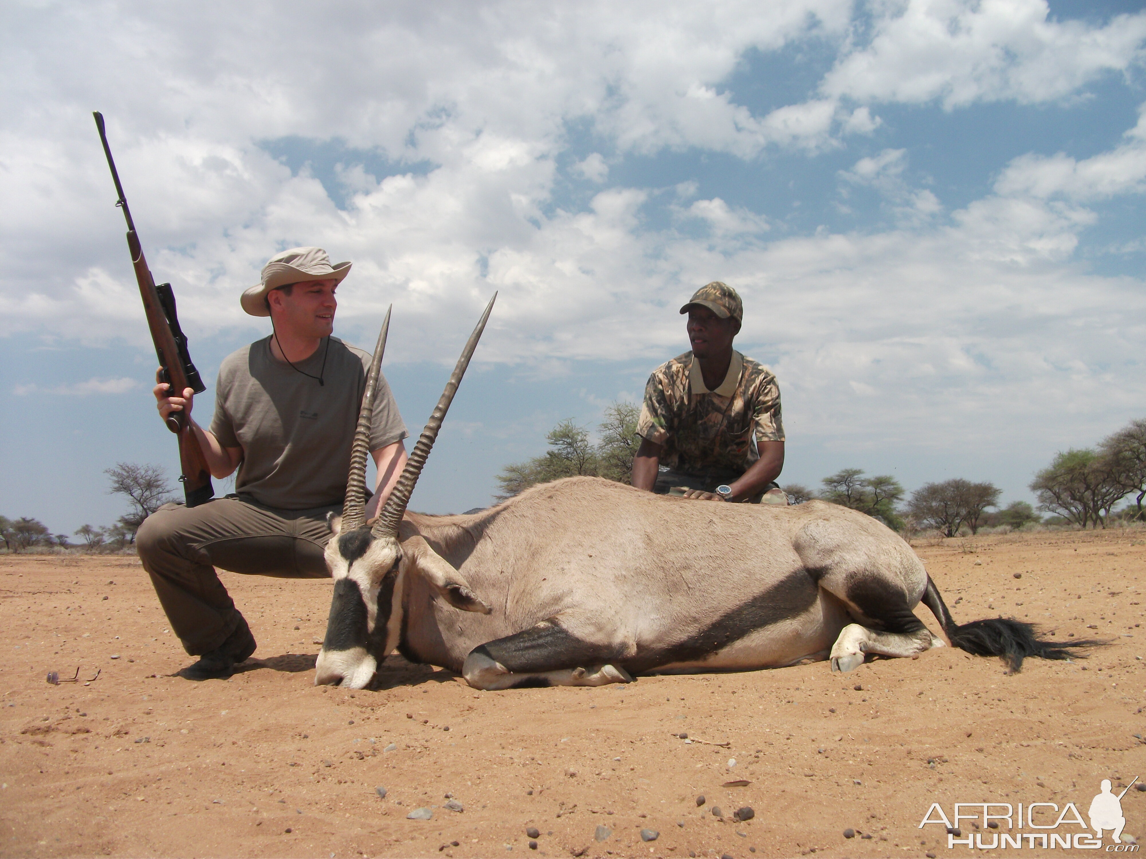 Hunting Gemsbok in Namibia