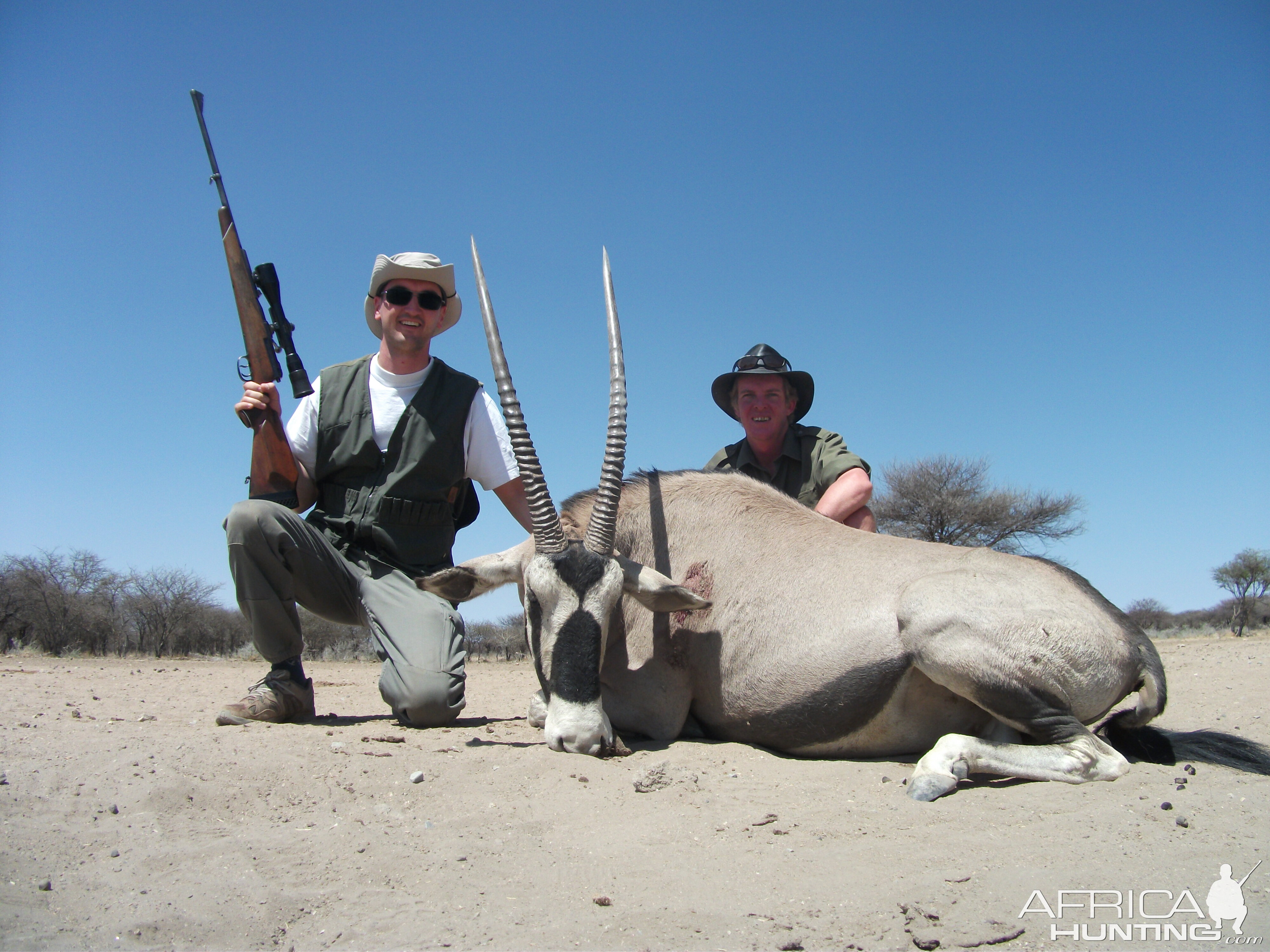 Hunting Gemsbok in Namibia