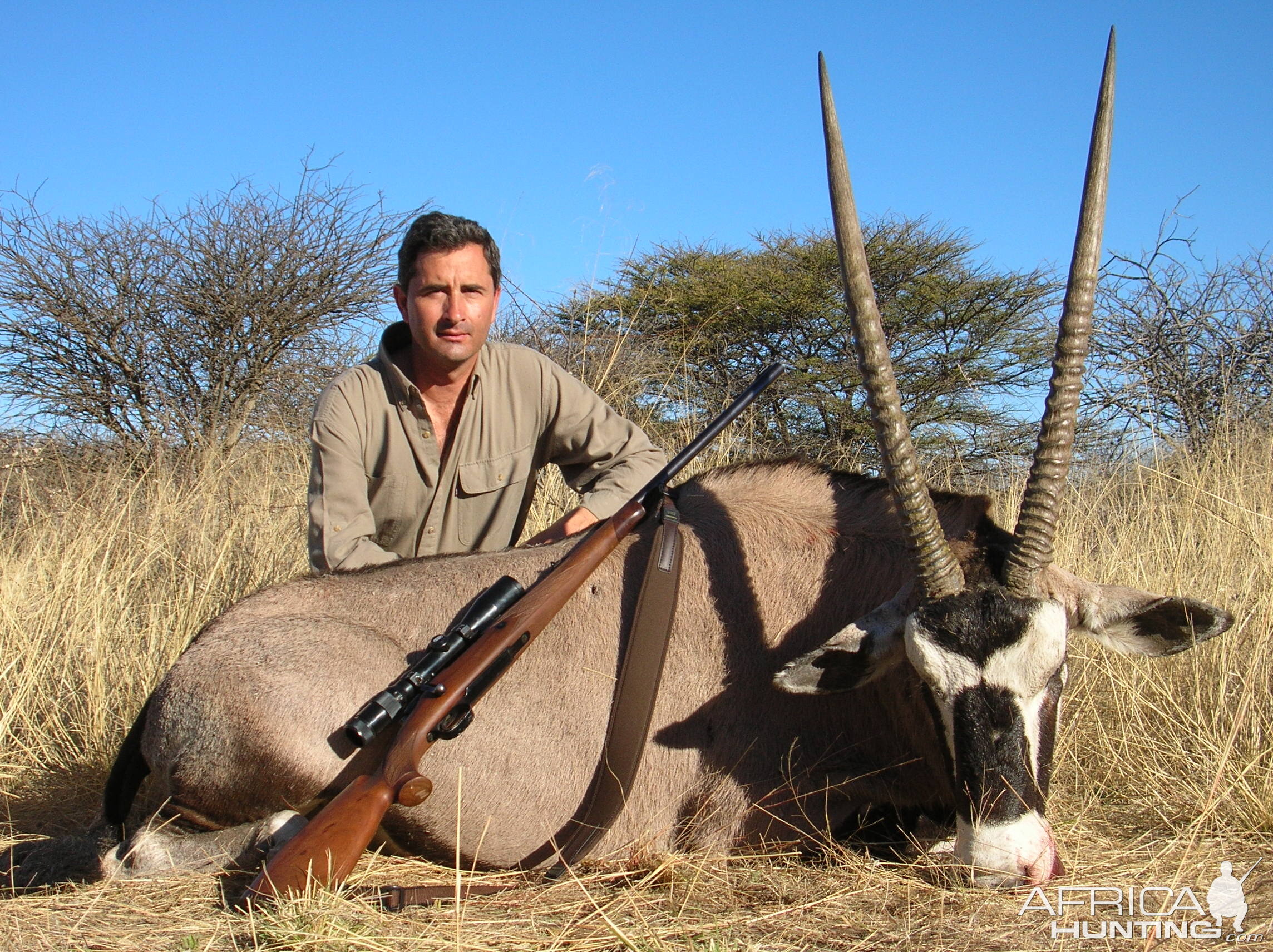 Hunting Gemsbok in Namibia