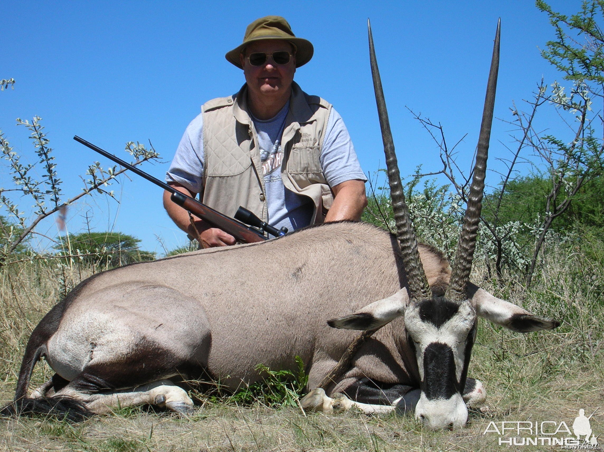 Hunting Gemsbok in Namibia