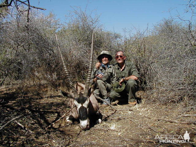 Hunting Gemsbok in Namibia