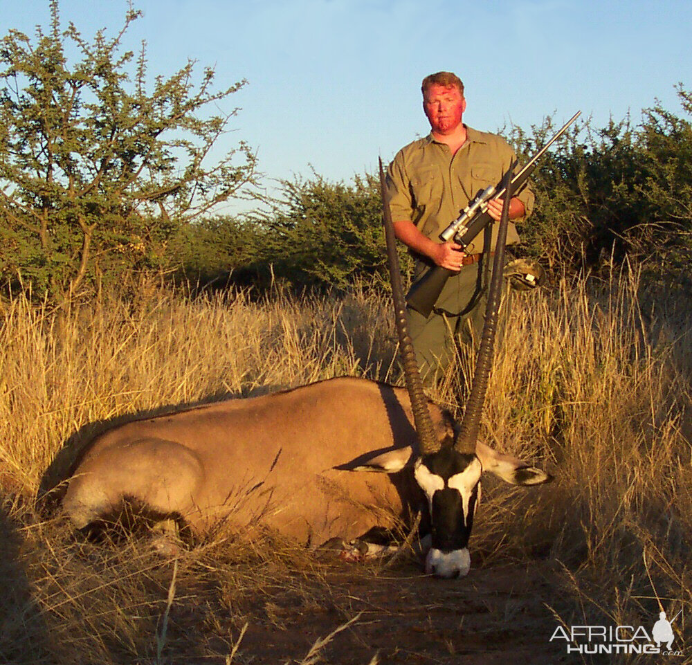 Hunting Gemsbok in Namibia