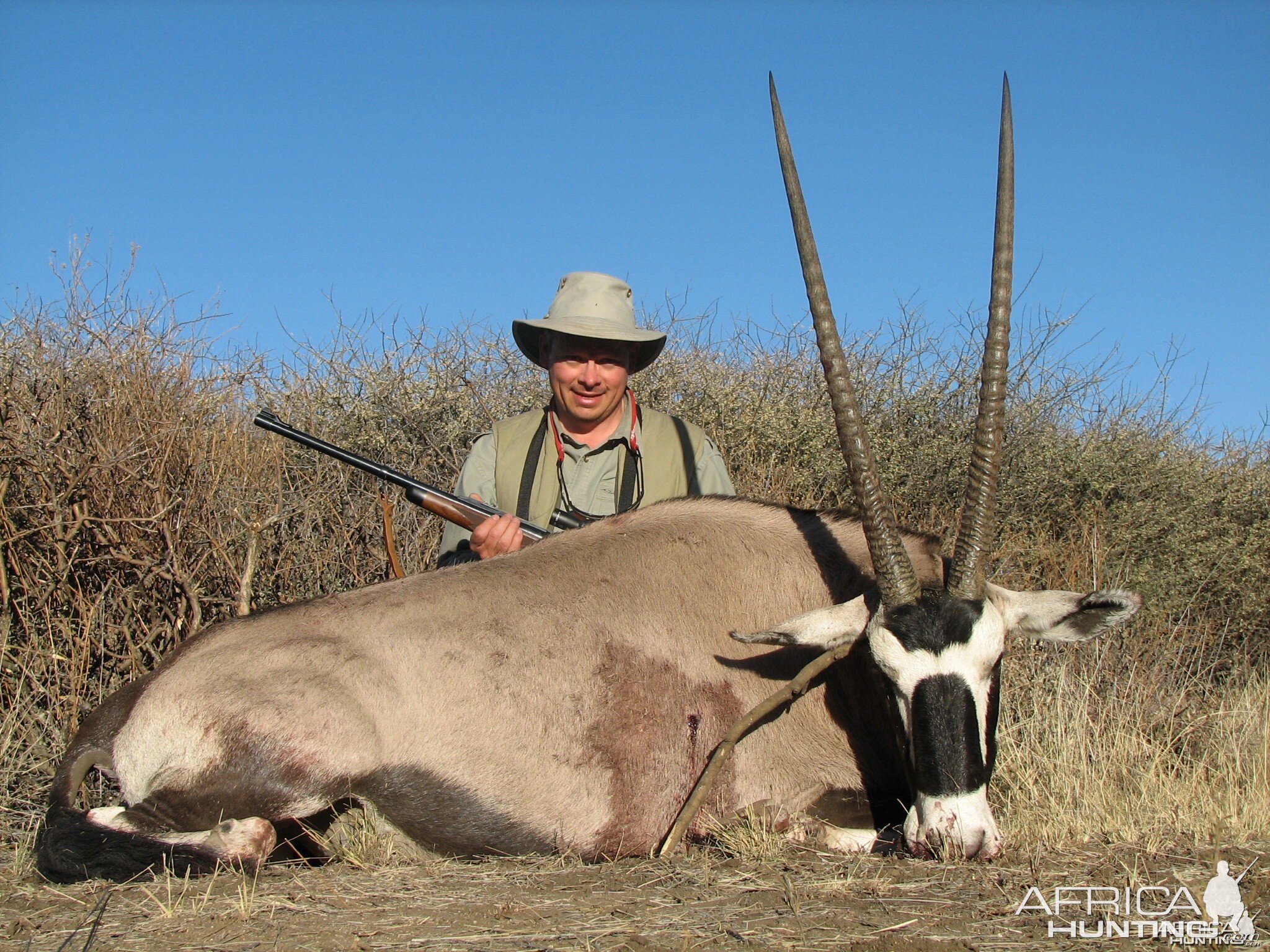 Hunting Gemsbok in Namibia