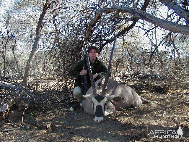 Hunting Gemsbok in Namibia