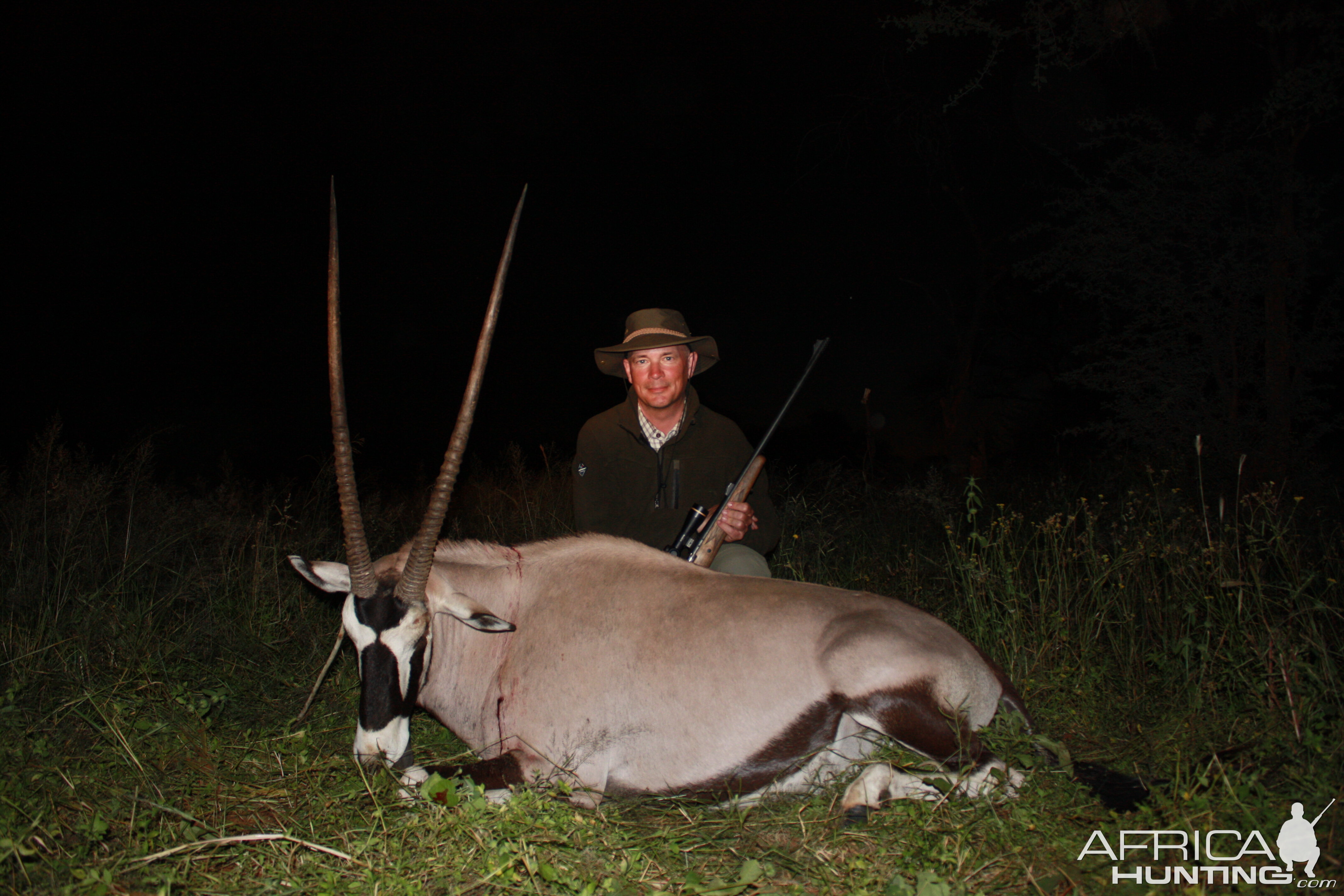 Hunting Gemsbok in Namibia