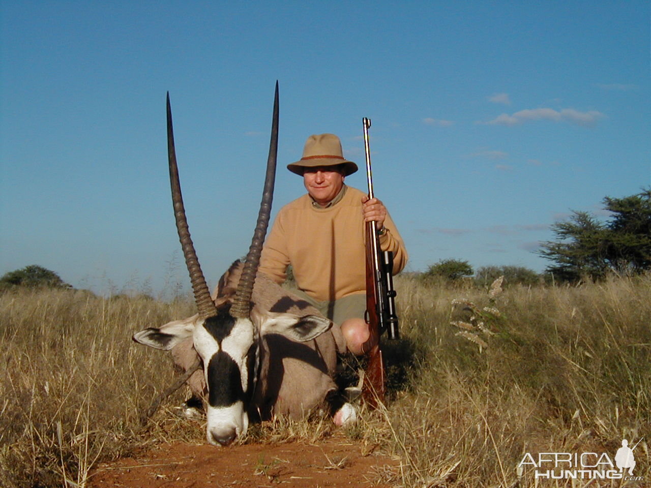 Hunting Gemsbok in Namibia