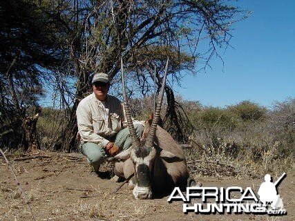 Hunting Gemsbok in Namibia