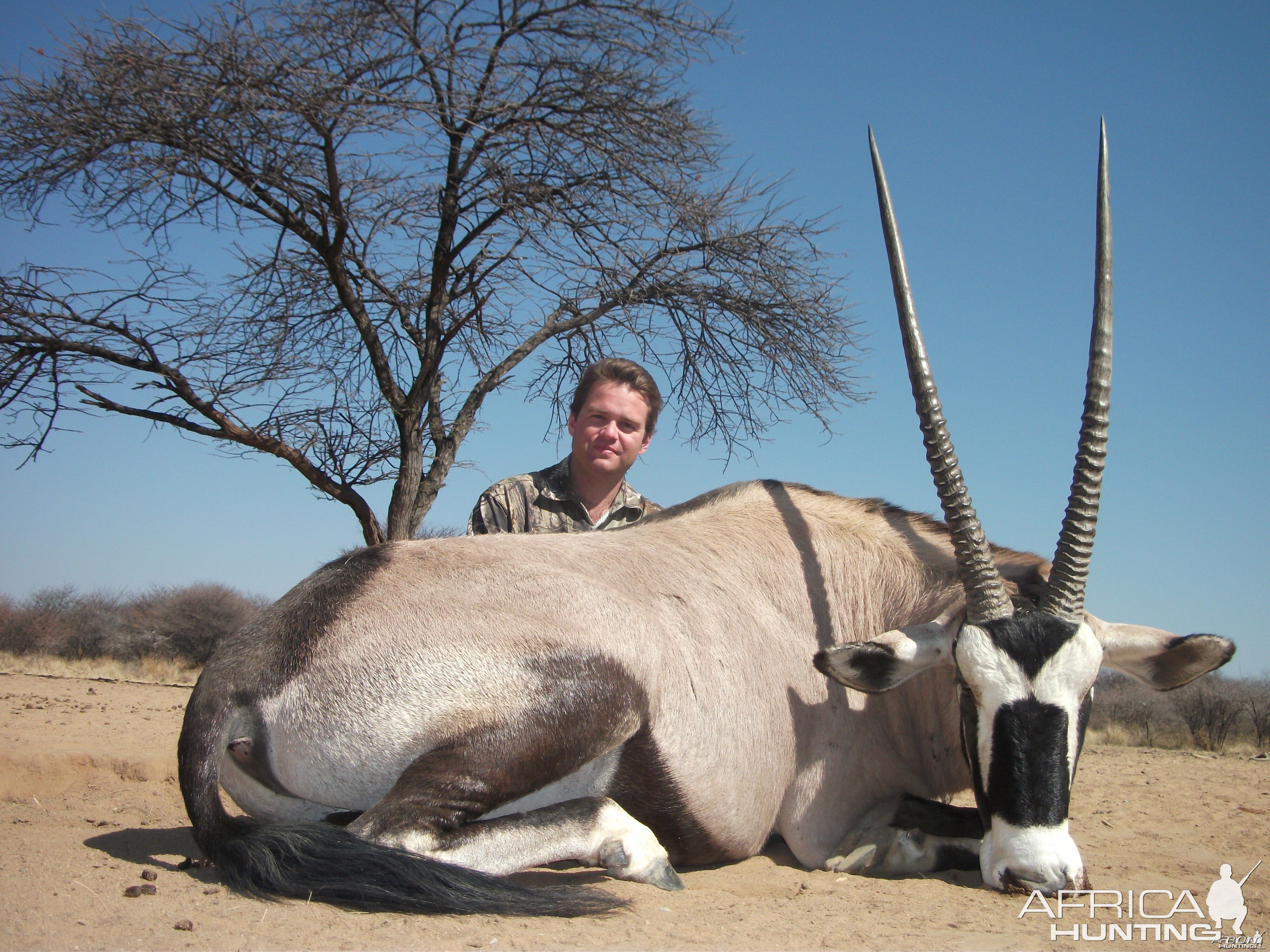 Hunting Gemsbok in Namibia