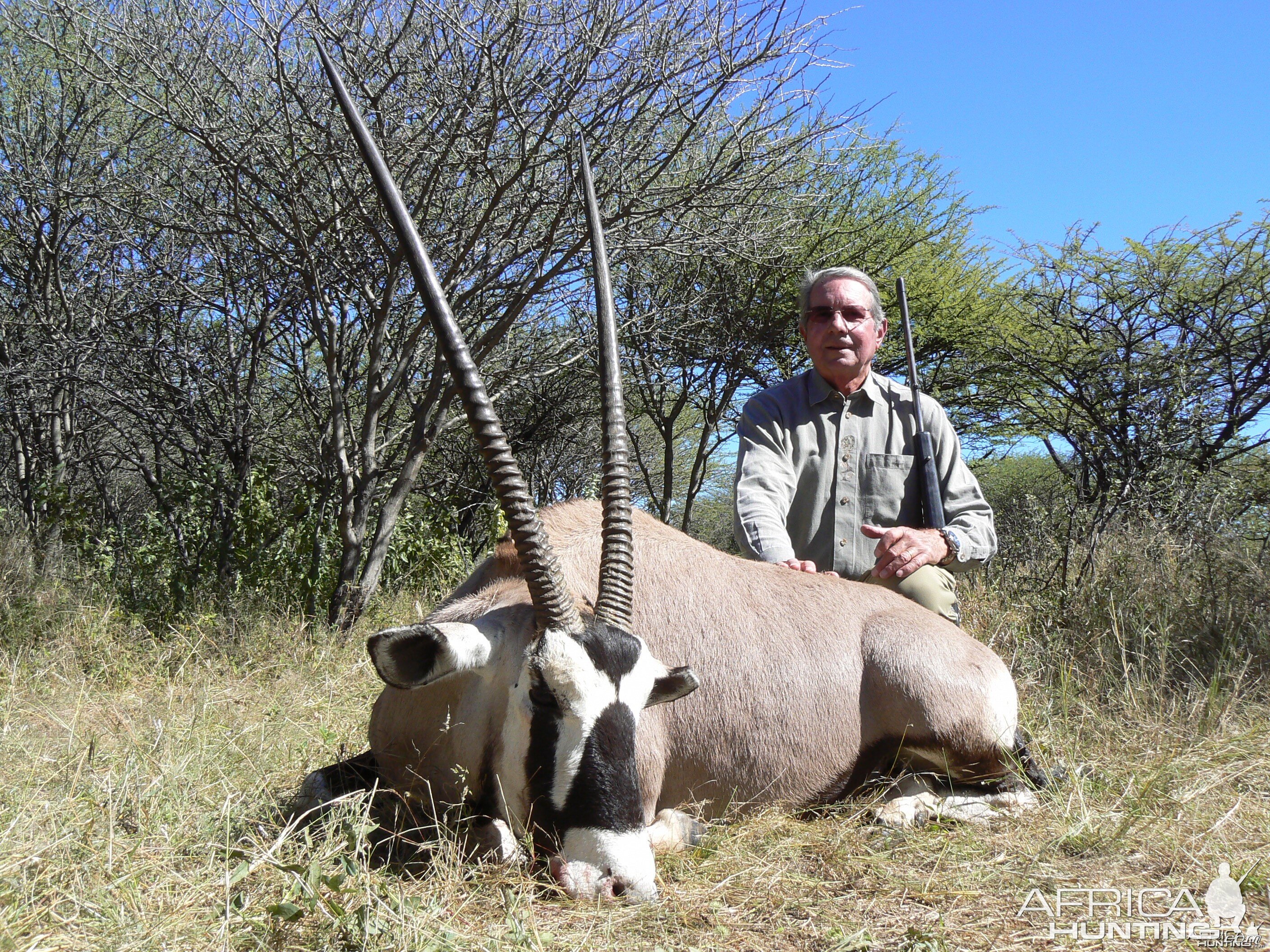 Hunting Gemsbok in Namibia