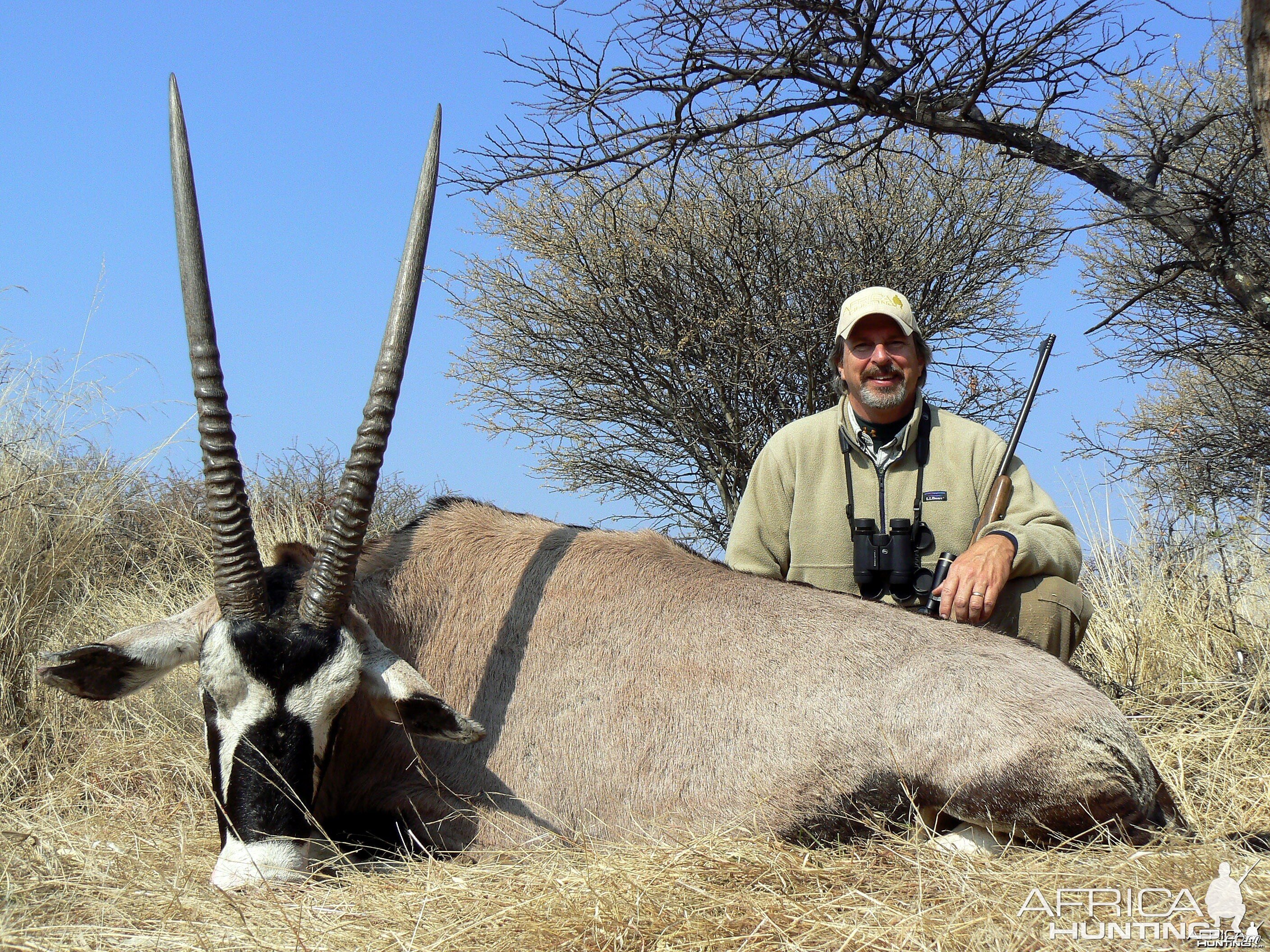 Hunting Gemsbok in Namibia