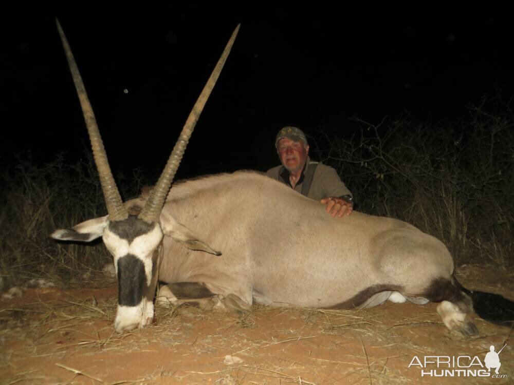 Hunting Gemsbok in Namibia