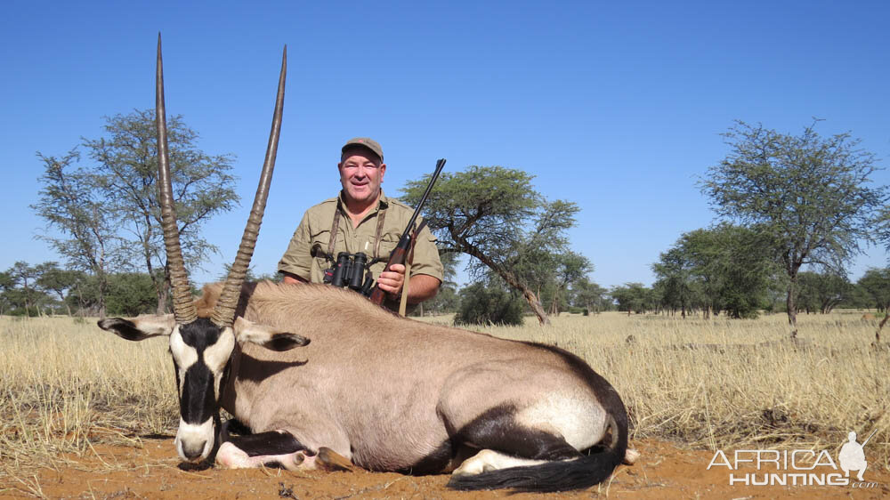 Hunting Gemsbok in Namibia