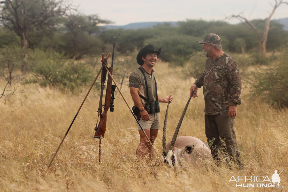 Hunting Gemsbok in Namibia