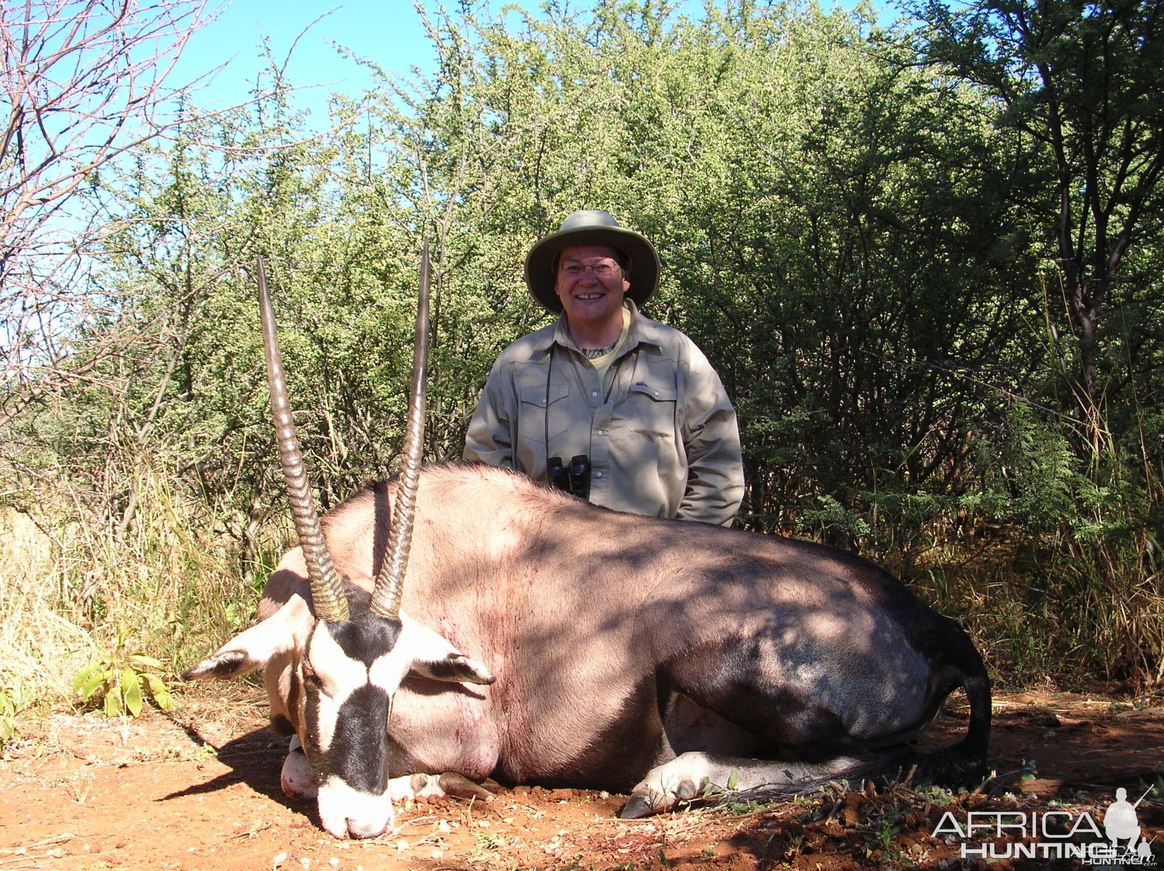 Hunting Gemsbok in Namibia