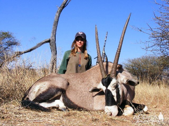 Hunting Gemsbok in Namibia