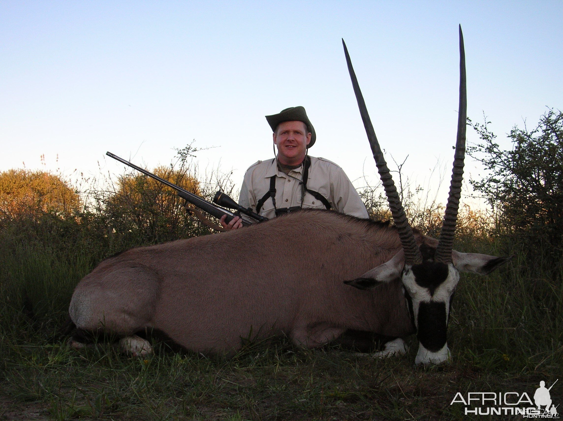 Hunting Gemsbok in Namibia