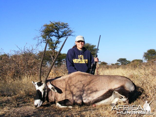 Hunting Gemsbok in Namibia