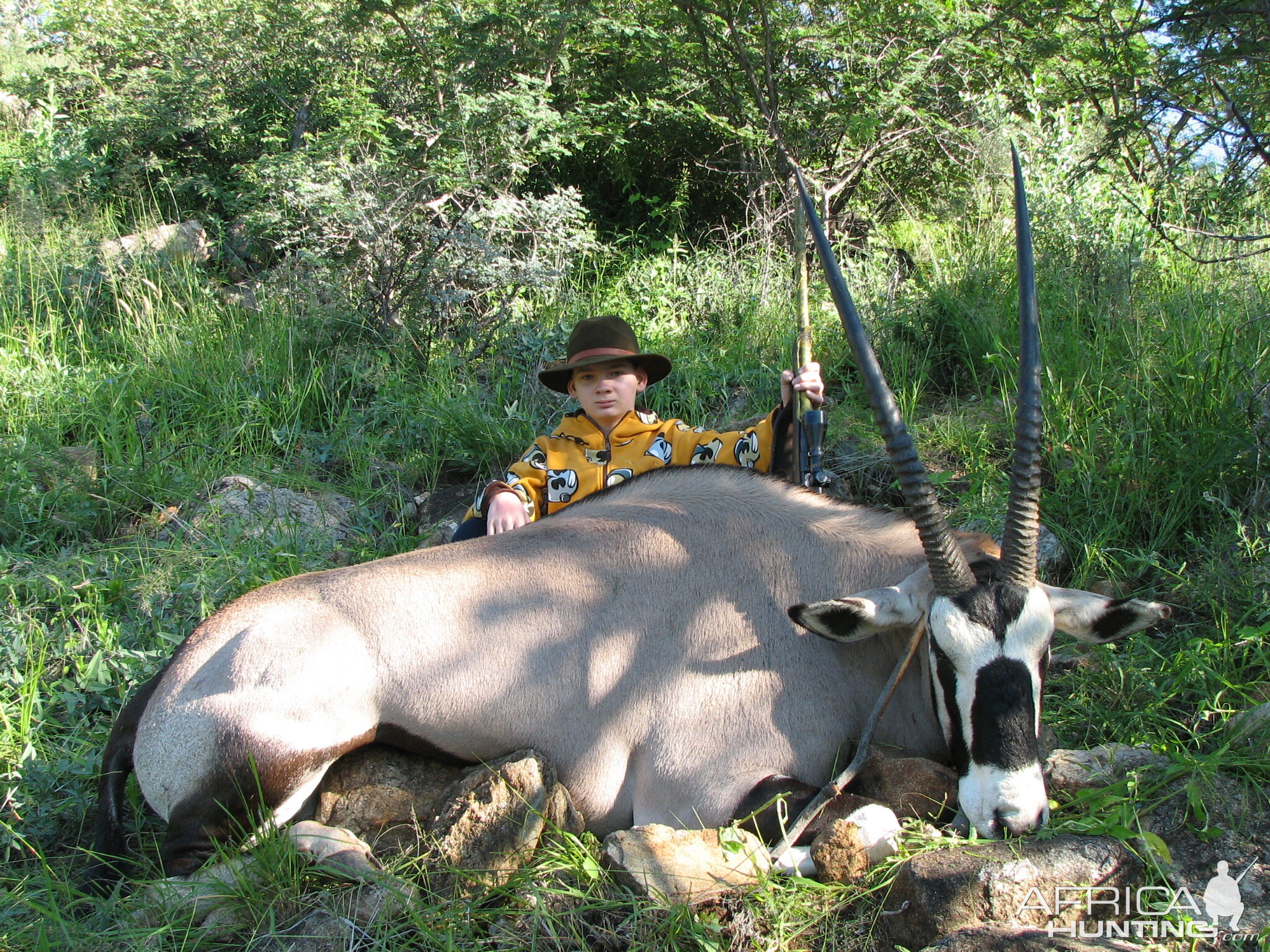 Hunting Gemsbok in Namibia