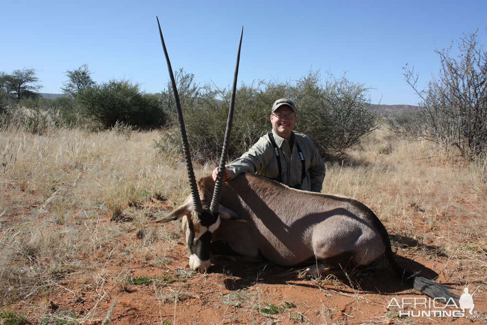 Hunting Gemsbok in Namibia