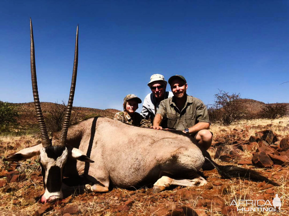 Hunting Gemsbok in Namibia