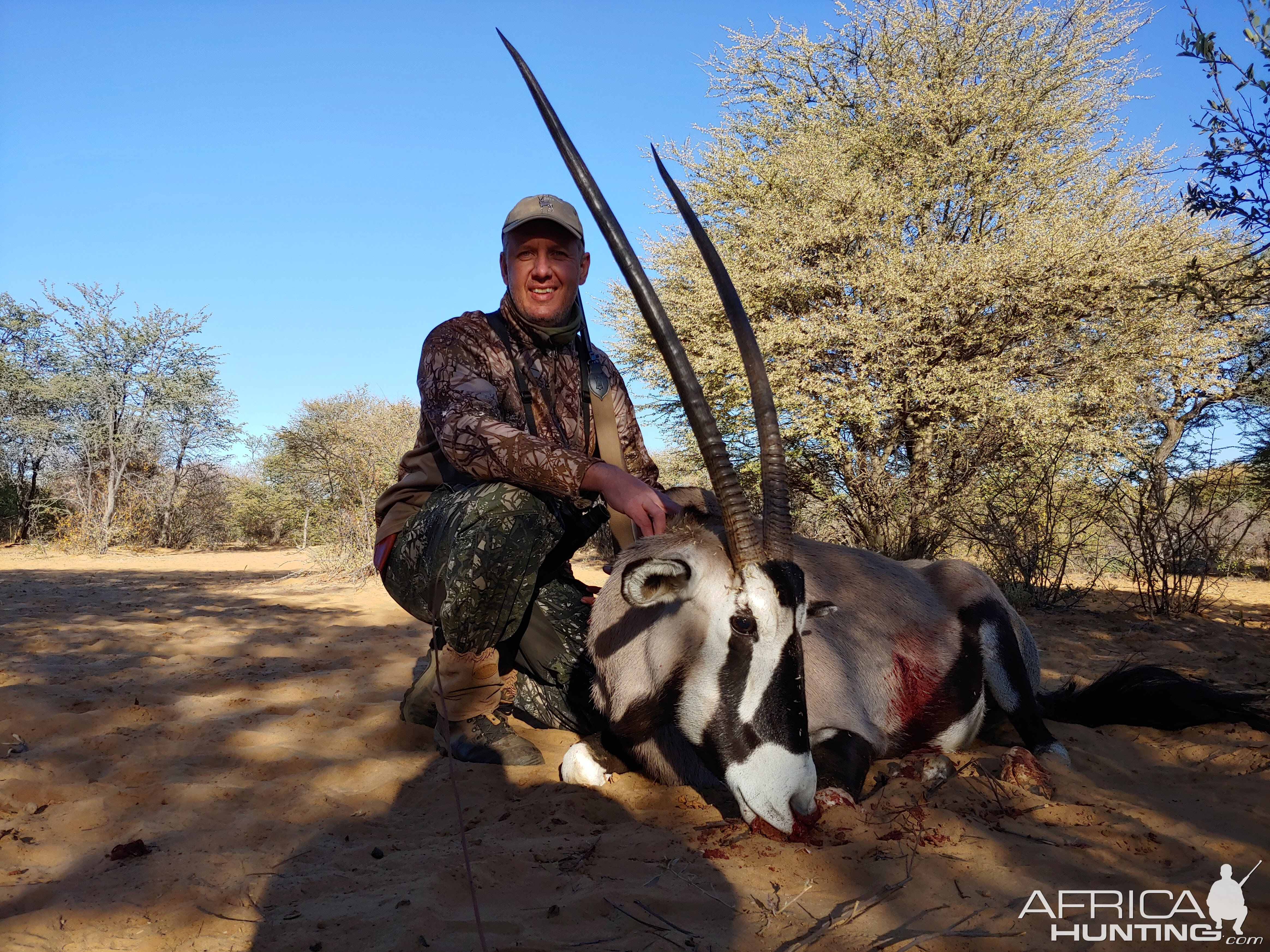 Hunting Gemsbok in Namibia