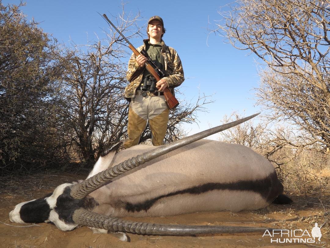 Hunting Gemsbok in Namibia