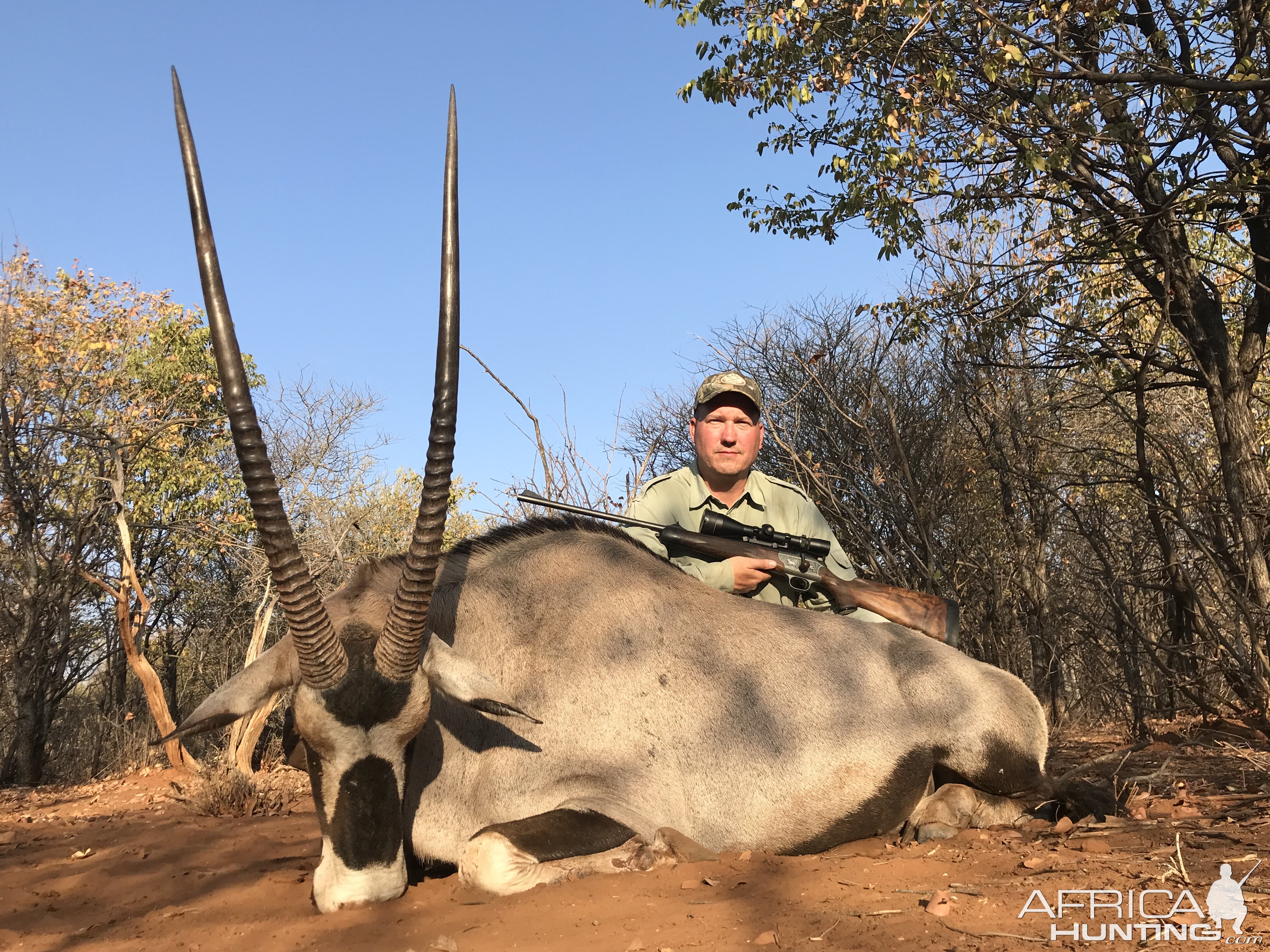 Hunting Gemsbok in Namibia