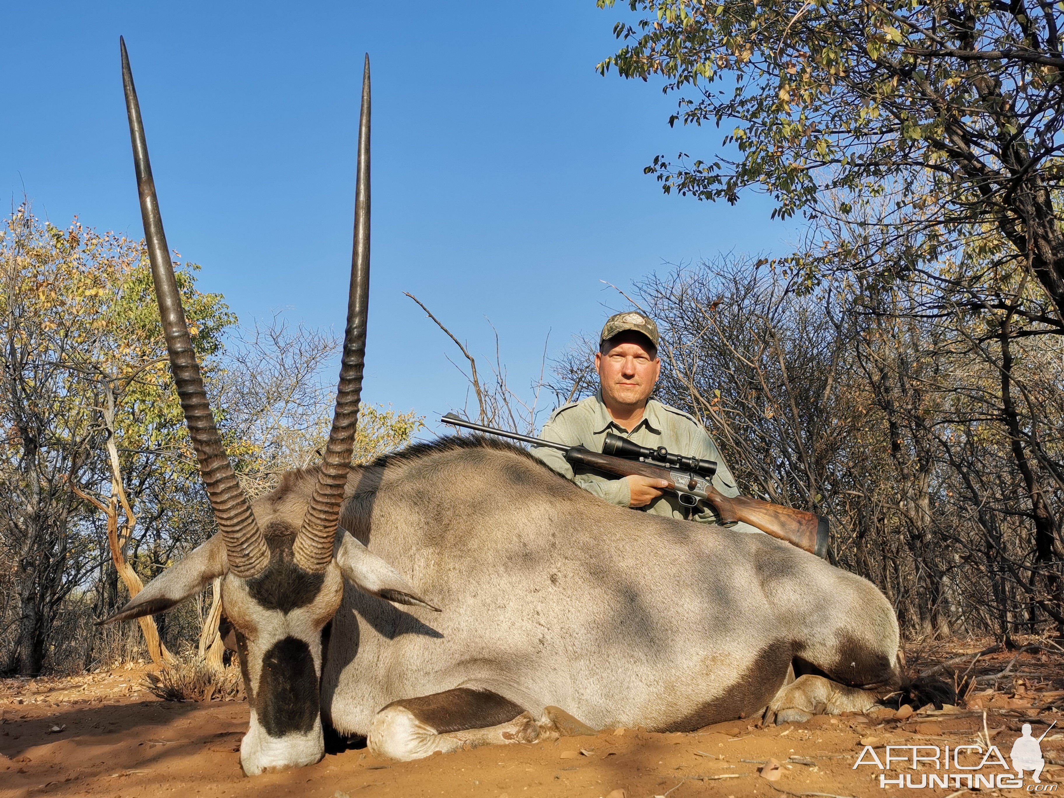 Hunting Gemsbok in Namibia