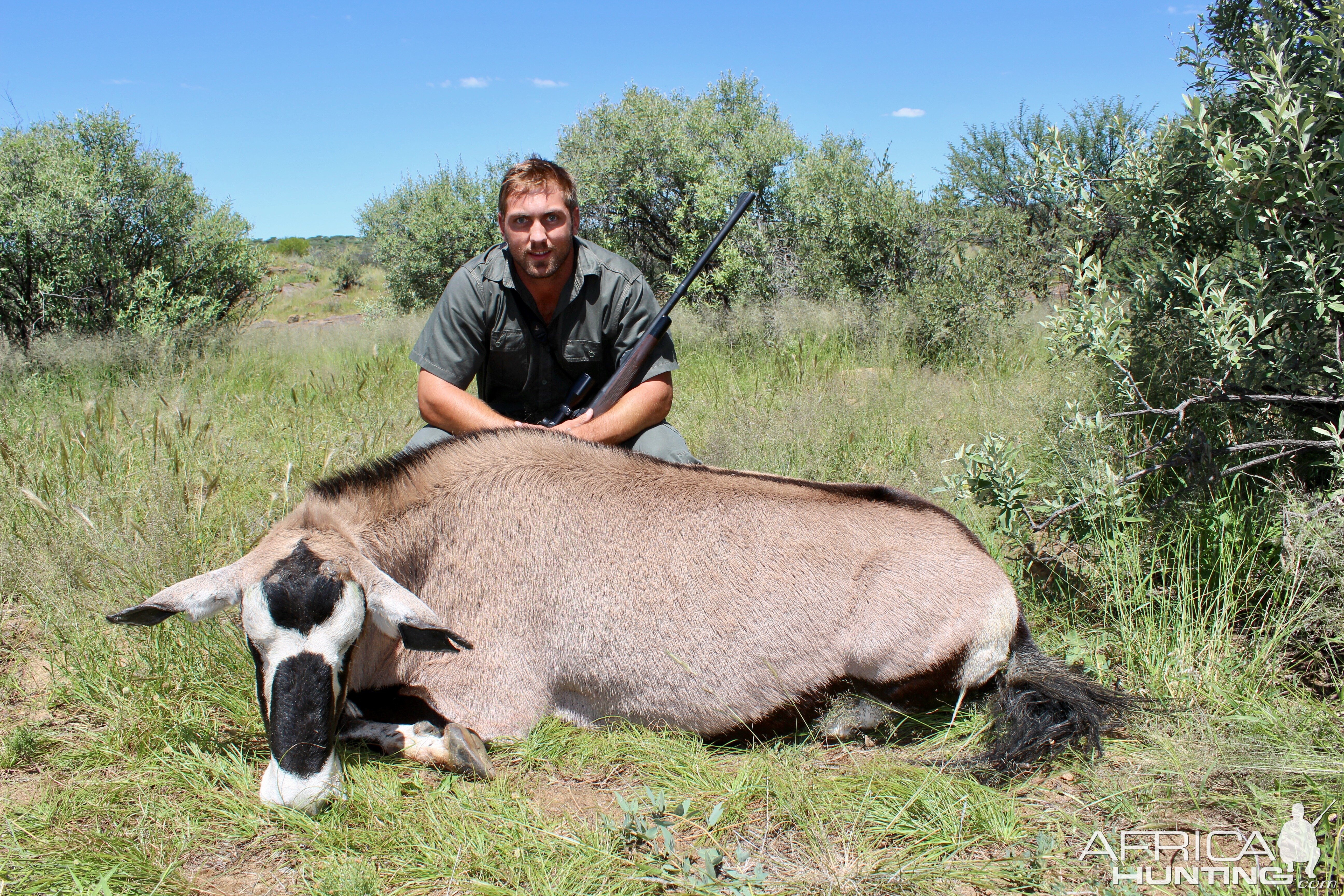 Hunting Gemsbok in Namibia