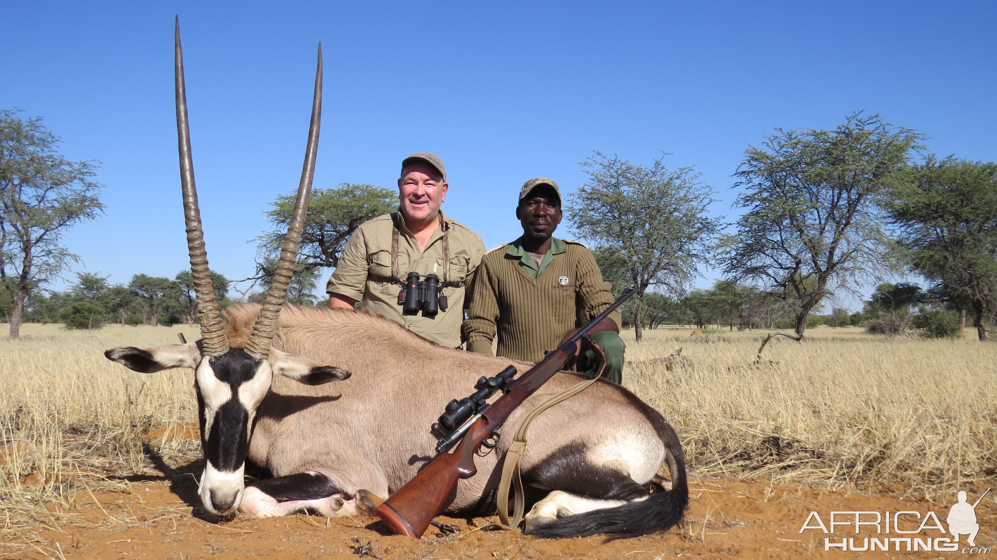 Hunting Gemsbok in South Africa