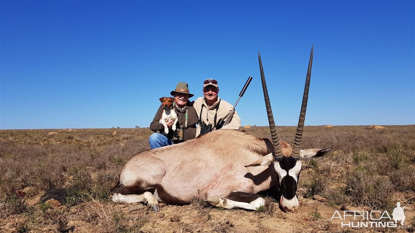 Hunting Gemsbok in South Africa