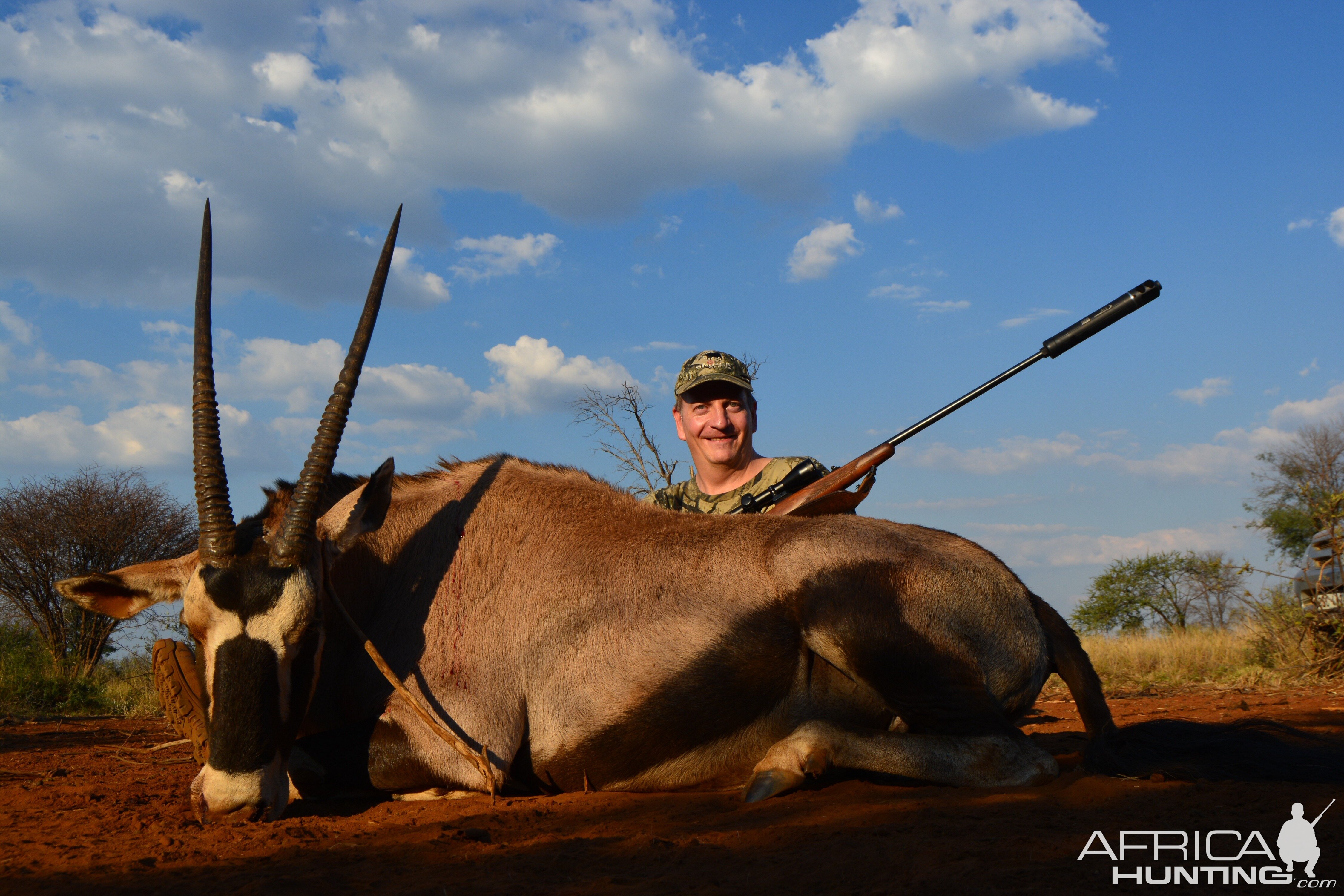 Hunting Gemsbok in South Africa