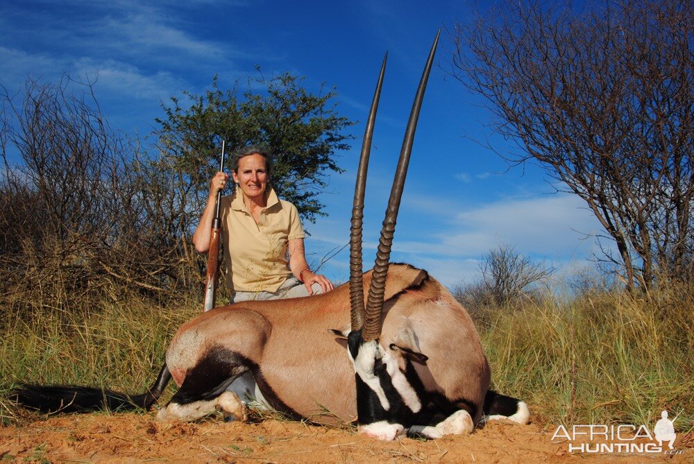 Hunting Gemsbok in South Africa