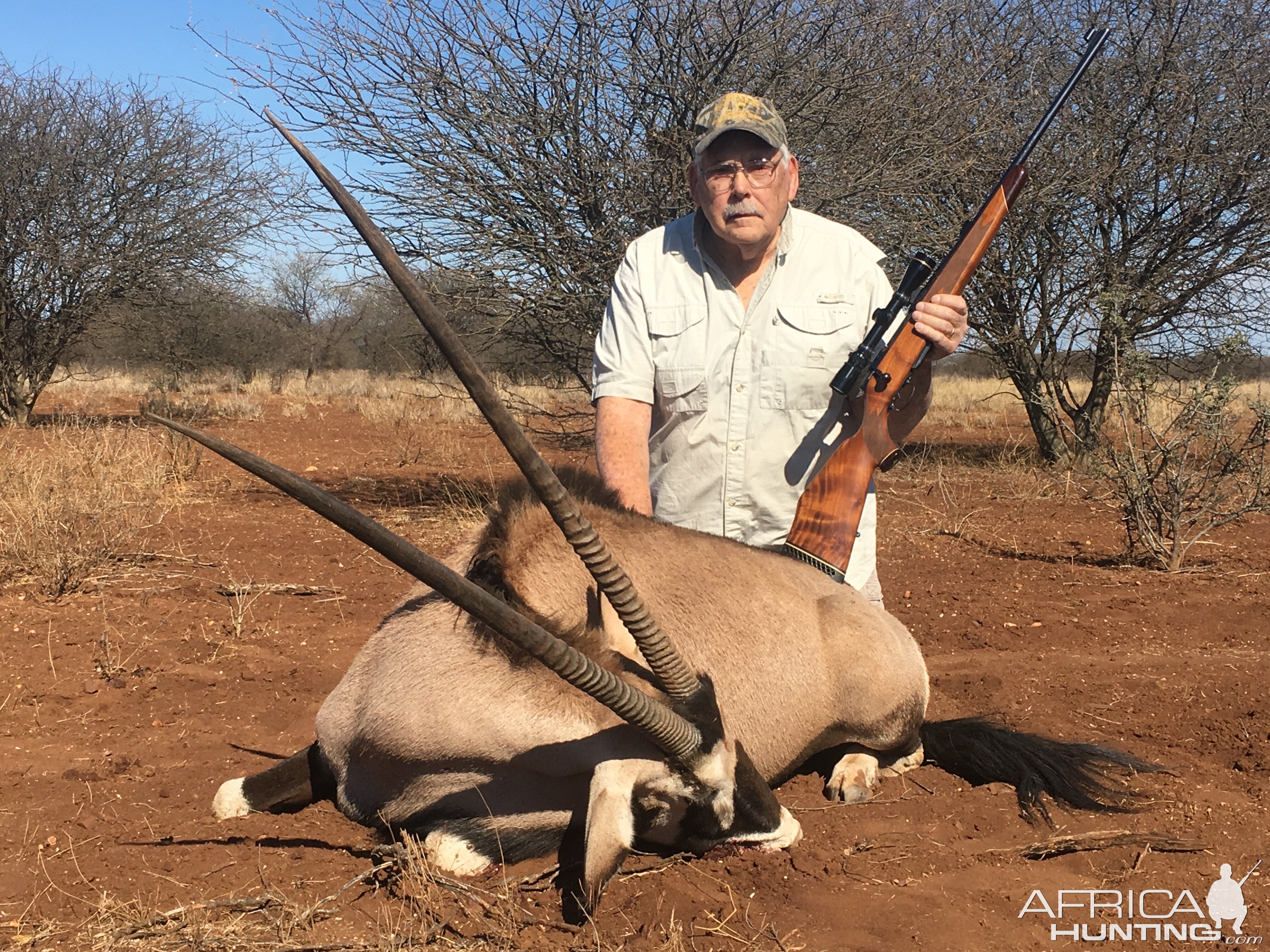 Hunting Gemsbok in South Africa