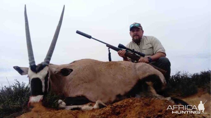 Hunting Gemsbok in South Africa