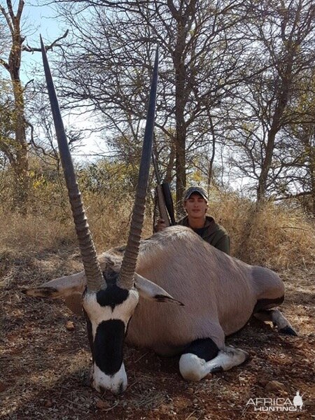 Hunting Gemsbok in South Africa