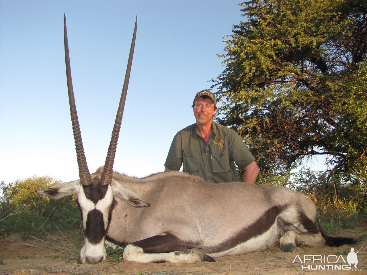 Hunting Gemsbok in South Africa