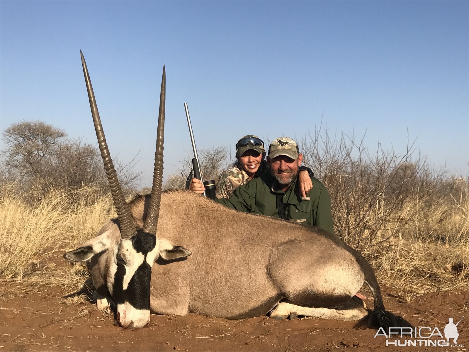 Hunting Gemsbok in South Africa