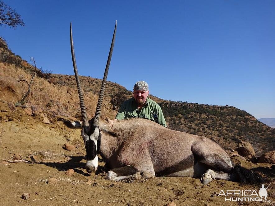 Hunting Gemsbok in South Africa